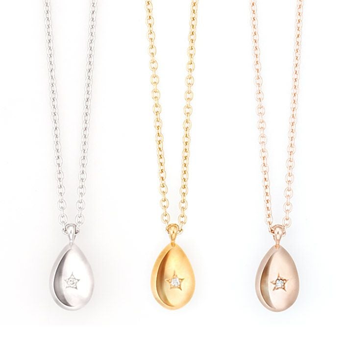 遺骨ペンダント Soul Jewelry ダイヤ K10ー遺骨ペンダント・ミニ骨壺の