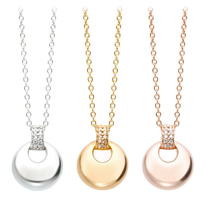 遺骨ペンダント Soul Jewelry パヴェドロップ K10 イエローゴールド